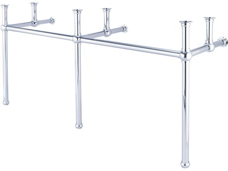 Water Creation Embassy Double Wash Stand and P-Trap in Chrome Finish