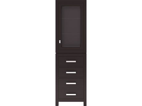 Water Creation Madison Chrome Espresso Rubberwood Accent Chest