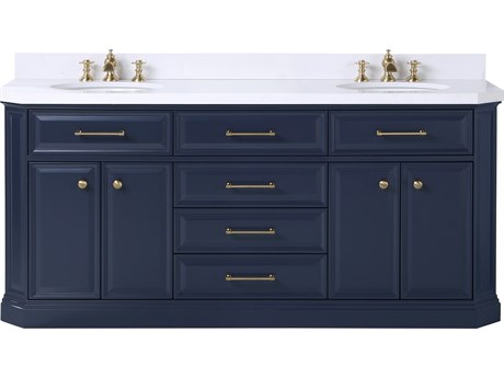 Water Creation Palace Satin Gold Vanity