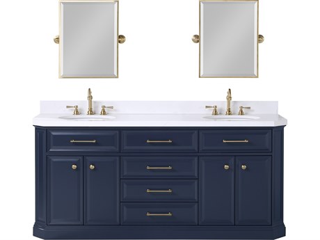 Water Creation Palace Satin Gold Vanity