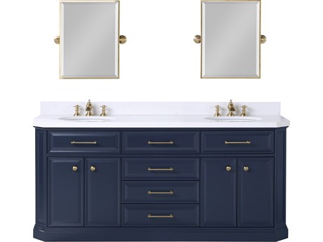 Water Creation Palace Satin Gold Vanity