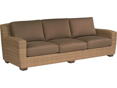 Woodard Whitecraft Saddleback Wicker Sofa