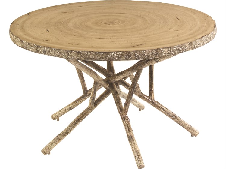 Woodard Whitecraft River Run Birch Heartwood 48'' Round Dining Table