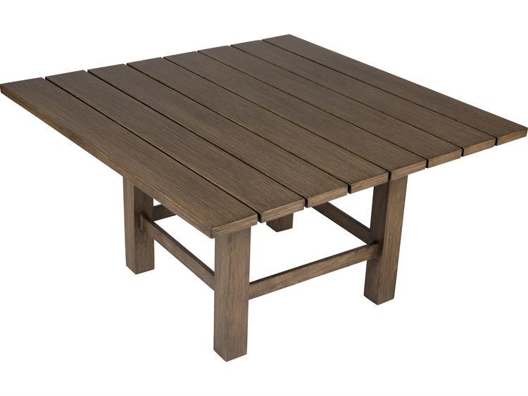 Whitecraft Augusta Aluminum Woodlands 38 Square Coffee Table S592213