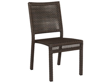 Woodard Whitecraft All Weather Wicker Miami Stackable Dining Side Chair