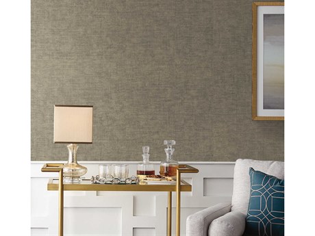York Wallcoverings Signature Textures Green Tabby Weave Texture Wallpaper