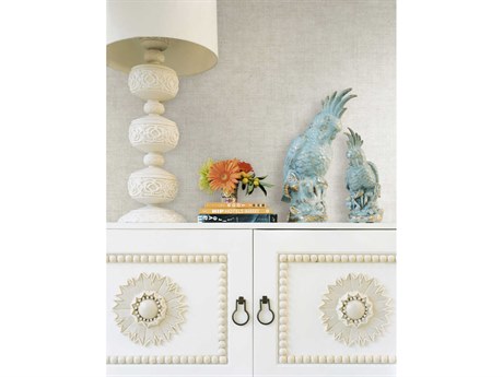 York Wallcoverings Tropics Resource Library White Gunny Sack Texture Wallpaper