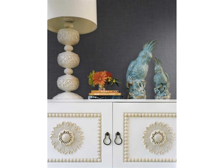 York Wallcoverings Tropics Resource Library Blue Gunny Sack Texture Wallpaper