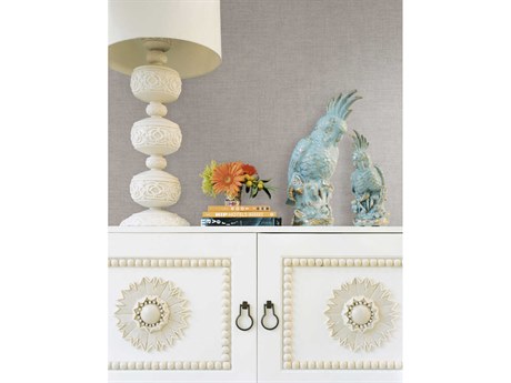 York Wallcoverings Tropics Resource Library Grey Gunny Sack Texture Wallpaper