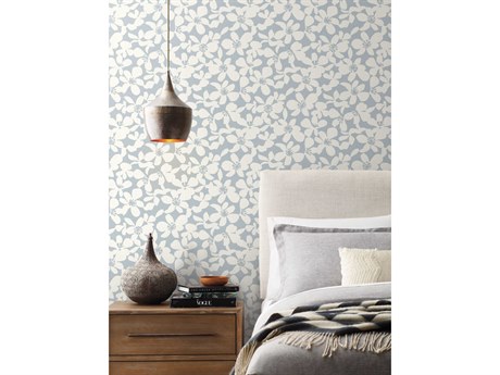 York Wallcoverings Antonina Vella Boho Luxe Blue Free Spirit Wallpaper