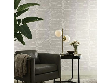 York Wallcoverings Candice Olson Modern Artisan II Cream Neutral Velveteen Wallpaper