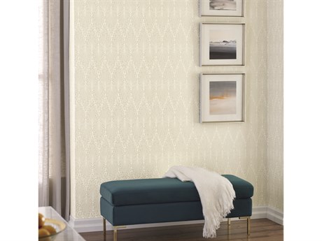 York Wallcoverings Candice Olson Modern Artisan II Cream Cafe Society Wallpaper
