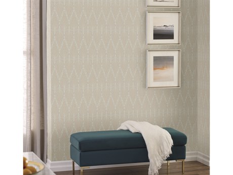 York Wallcoverings Candice Olson Modern Artisan II Grey Cafe Society Wallpaper