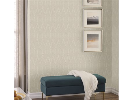 York Wallcoverings Candice Olson Modern Artisan II Cream Cafe Society Wallpaper