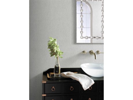 York Wallcoverings Antonina Vella Dazzling Dimensions Volume II White Natural Texture Wallpaper
