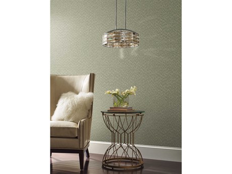 York Wallcoverings Antonina Vella Dazzling Dimensions Volume II Green Galaxies Wallpaper