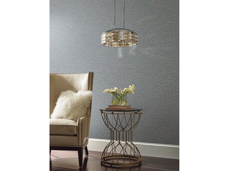 York Wallcoverings Antonina Vella Dazzling Dimensions Volume II Blue Galaxies Wallpaper