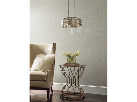 York Wallcoverings Antonina Vella Dazzling Dimensions Volume II Grey Galaxies Wallpaper