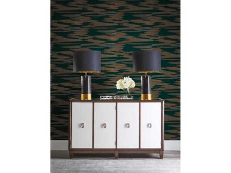York Wallcoverings Antonina Vella Dazzling Dimensions Volume II Teal Nimbus Wallpaper