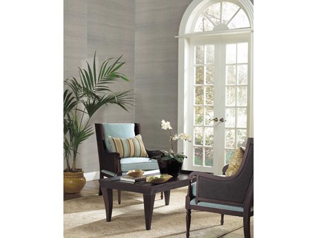 York Wallcoverings Tropics Resource Library Grey Impression Wallpaper