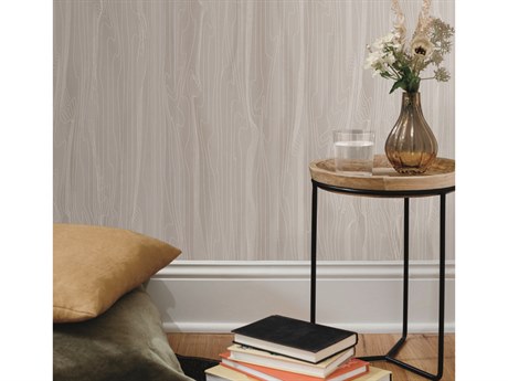 York Wallcoverings Candice Olson After 8 Grey White Fantasy Faux Bois Wallpaper