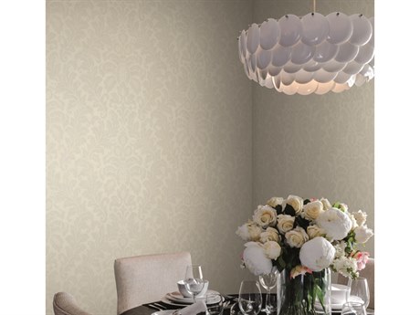York Wallcoverings Candice Olson After 8 White Modern Romance Wallpaper