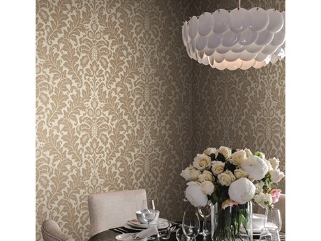 York Wallcoverings Candice Olson After 8 Gold Metallic Modern Romance Wallpaper