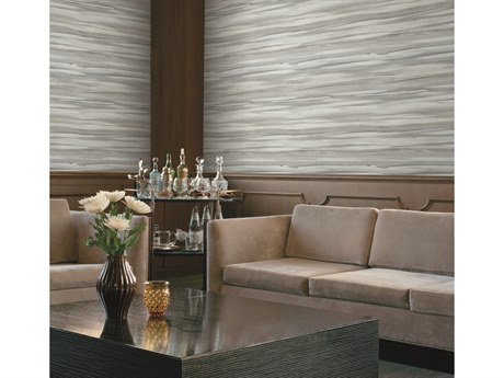 York Wallcoverings Candice Olson After 8 Smokey Blue Sanctuary Wallpaper