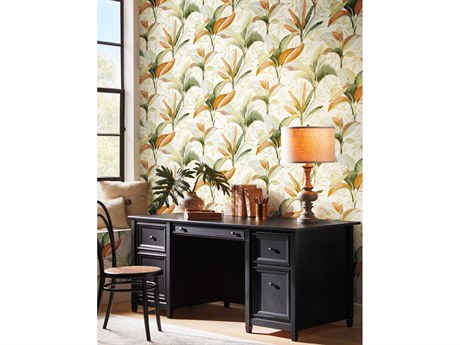 York Wallcoverings Greenhouse Sienna Summerhouse Wallpaper