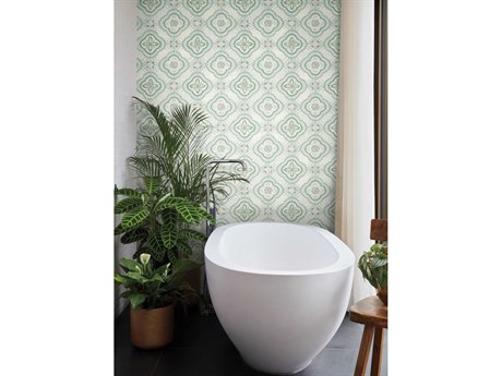 York Wallcoverings Greenhouse Rain Garden Trellis Wallpaper