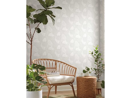 York Wallcoverings Greenhouse Pearl Vinca Wallpaper