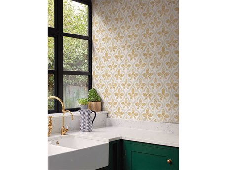 York Wallcoverings Greenhouse Ochre Sevilla Wallpaper