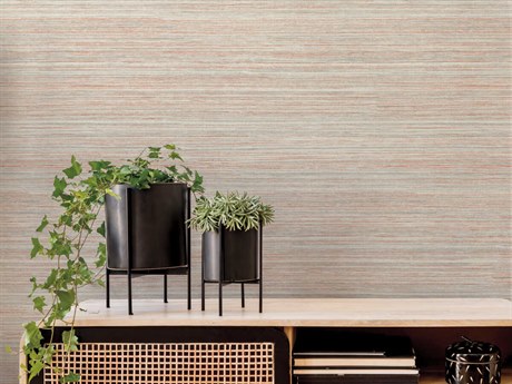 York Wallcoverings Greenhouse Clay Fountain Grass Wallpaper