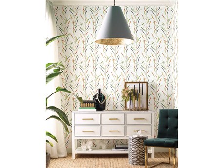 York Wallcoverings Greenhouse Sienna Chloe Vine Wallpaper