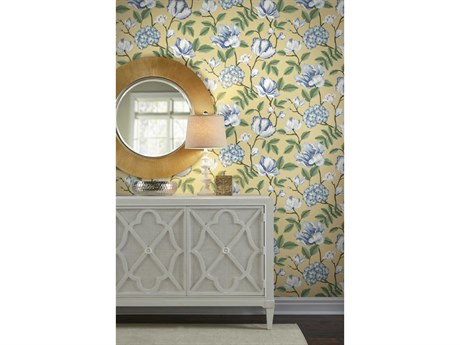 York Wallcoverings Grandmillennial Yellow Morning Garden Wallpaper
