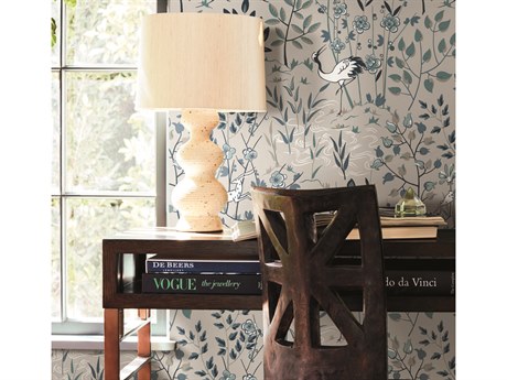York Wallcoverings Ronald Redding Traveler Grey Aspen Wallpaper