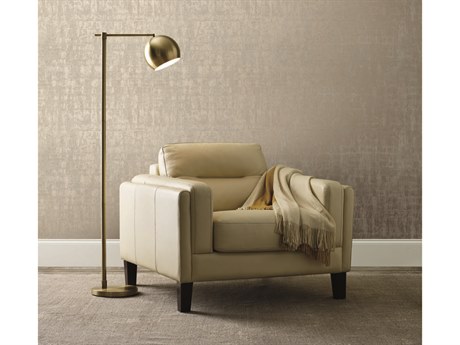 York Wallcoverings Ronald Redding 24 Karat Taupe Liquid Metal Wallpaper