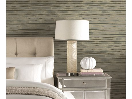 York Wallcoverings Ronald Redding 24 Karat Charcoal Dreamscapes Wallpaper