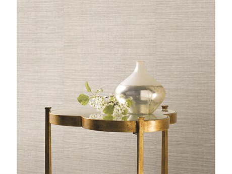 York Wallcoverings Ronald Redding 24 Karat Off White Silk Elegance Wallpaper