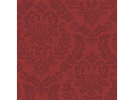 York Wallcoverings Best Sellers Purple Red Damask Wallpaper