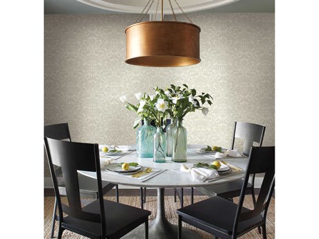 York Wallcoverings Magnolia Home Artful Prints & Patterns Beige Fairy Tales Wallpaper