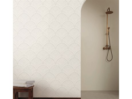 York Wallcoverings Mediterranean Light Grey White Beachcomber Wallpaper
