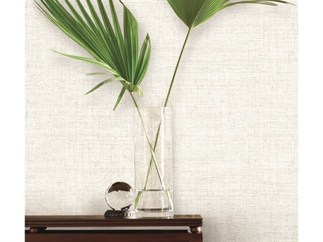 York Wallcoverings Mediterranean Off White Papyrus Weave Wallpaper
