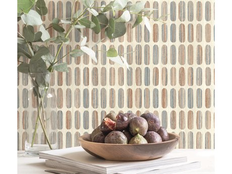 York Wallcoverings Mediterranean Tan Petite Pergola Wallpaper