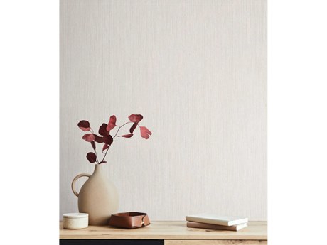 York Wallcoverings Natural Digest White Smooth as Silk Wallpaper