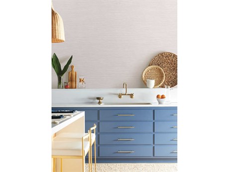 York Wallcoverings Natural Digest Light Grey Grass Roots Wallpaper