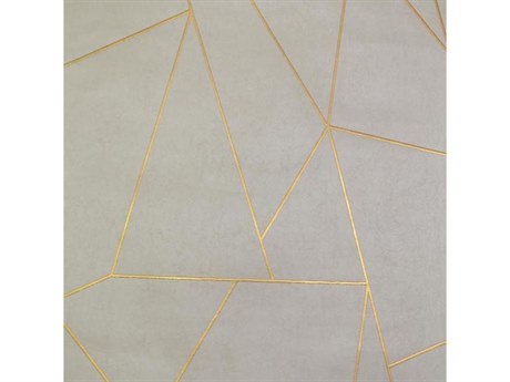 York Wallcoverings Antonina Vella Modern Metals Almond Gold Nazca Wallpaper