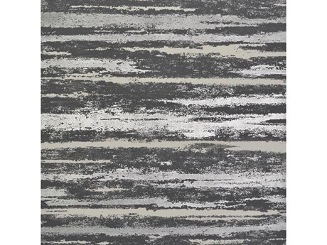 York Wallcoverings Antonina Vella Modern Metals Black Silver Atmosphere Wallpaper