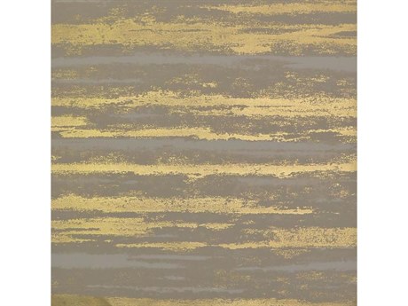 York Wallcoverings Antonina Vella Modern Metals Khaki Gold Atmosphere Wallpaper