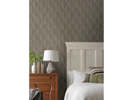 York Wallcoverings Magnolia Open Sheet Brown Belmont Wallpaper